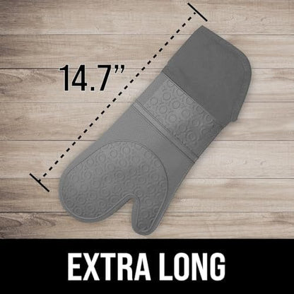 BPA-Free Soft Silicone Oven Mitts - Image 3