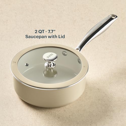Pyrex 7.7-Inch Saucepan Ceramic Cookware - Image 3