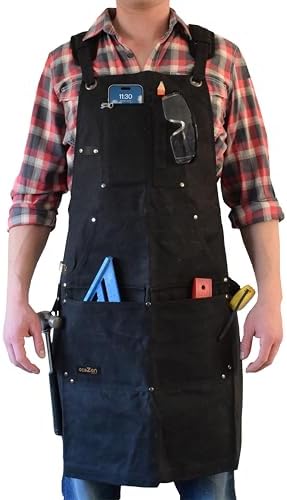 ecoZen Waxed Canvas Welding Apron by HIGHQUALITYPRODUCTSATAGREATVALUE