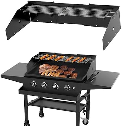 Wind Guard and Grill Warming Rack by Petrirufun