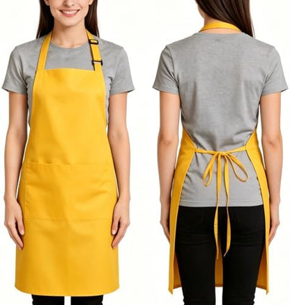 Large Chef Apron for Men and Women, Cooking Kitchen Aprons - Image 2
