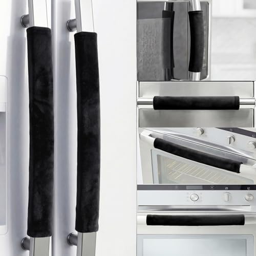 Volecy Refrigerator Handle Covers, Washable Velvet Appliance Door Handle Covers by VOLECY