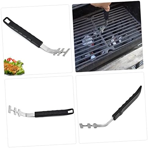 2pcs Stainless Steel Grill Gripper Multi-Functional Grate Lifter - Image 2