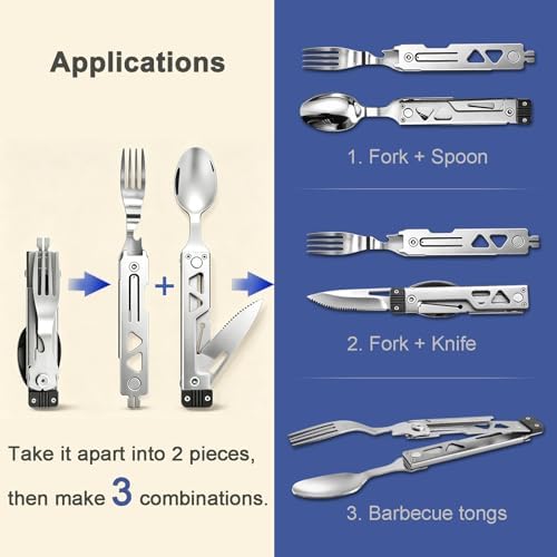 5-in-1 Camping Utensils Set - Image 3