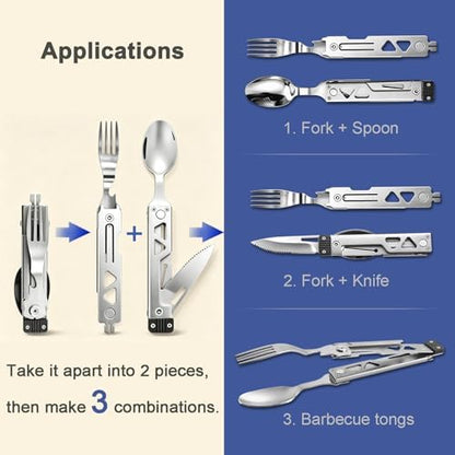 5-in-1 Camping Utensils Set - Image 3