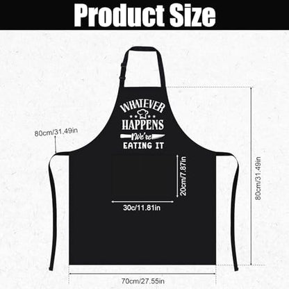 Funny Aprons for Men, Professional Kitchen Cooking Aprons - Image 2