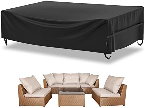 Patio Furniture Covers Waterproof Outdoor Table Cover 126"Lx63"Wx28"H by Velway