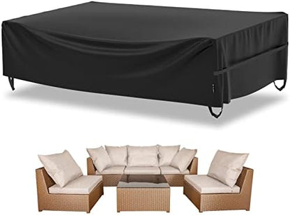 Patio Furniture Covers Waterproof Outdoor Table Cover 126"Lx63"Wx28"H by Velway