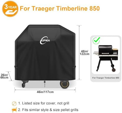 Kipiea 600D Heavy Duty Grill Cover - Image 2