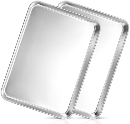 17.5" Baking Sheet Pan, Joyfair Stainless Steel Toaster Oven Trays by Joyfair