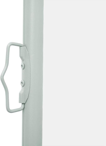 YAFF Patio Retractable Outdoor Folding Privacy Divider, Water & UV Resistant Sun Shade Privacy Wind Screen for Garden, Backyard, Balcony, Terrace 55.1"x196.9" Cream (15.4lbs)