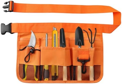 Gardening Tool Waist Bag Belt Heavy Duty Oxford Tool Apron by Geboor