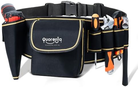 Tool Belt for Men – 7-Pocket Construction Electrician Tool Belt by Unknown