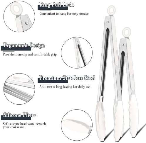 TeamFar Kitchen Tongs - Image 3