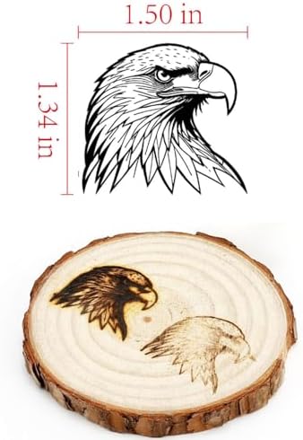 AIMOADO 1.5" Eagle Head Branding Iron - Image 2
