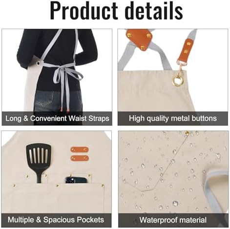 Aoomzoon Durable Kitchen Aprons - Image 3