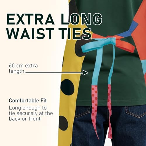 Polyester Cotton Apron with 2 Pockets, Adjustable - Image 4