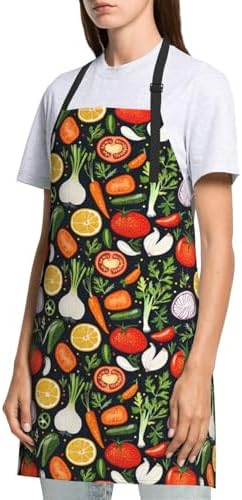 Apron skeleton Halloween, Waterproof Work Apron - Image 2