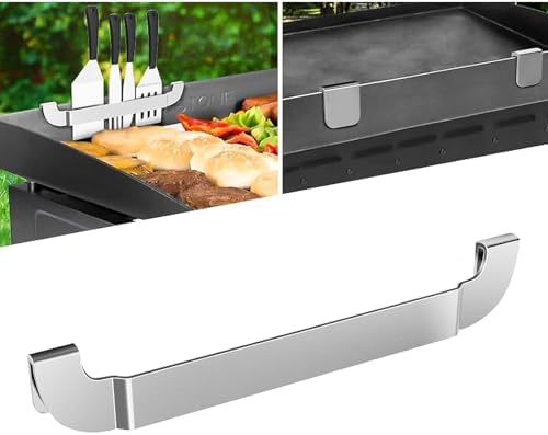 10 Inch Griddle Spatula Holder Magnetic Design, Stainless Steel Grill Barbecue by ZHSX