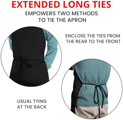 Utopia Kitchen Bib Aprons 10 Pack Adjustable - Image 5