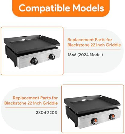 Upgrade Griddle Lid & Cover for Blackstone 22" 1666 2203 2304 - Image 2