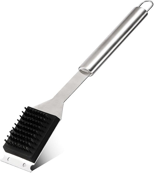 16.5 Inch Grill Brush and Scraper, Heavy Duty BBQ Grill Cleaning Brush by Theuzi