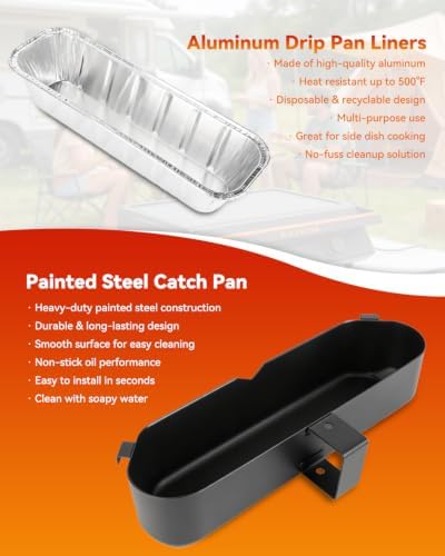 BBQ Future Grease Cup with 10 Pack Aluminum Foil Liners - Image 4