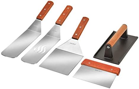 onlyfire Professional Flat Top Barbecue Tool Kit Grill Griddle Tools by onlyfire