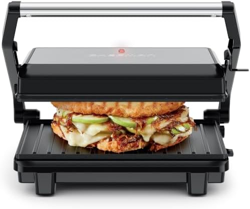 Chefman Panini Press, Indoor Grill and Gourmet Sandwich Maker, Nonstick Plates by Chefman