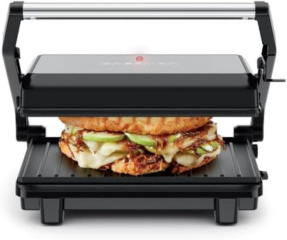 Chefman Panini Press, Indoor Grill and Gourmet Sandwich Maker, Nonstick Plates by Chefman