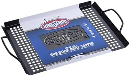 Kingsford Non-Stick Carbon Steel Grill Topper Pan, 15.55 x 11.05 in - Image 3