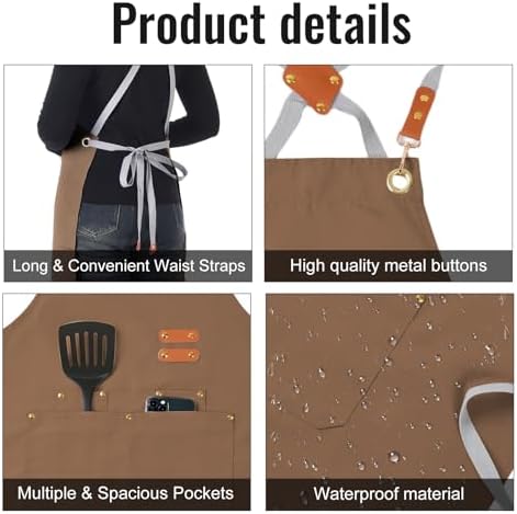Aoomzoon Durable Kitchen Aprons - Image 3