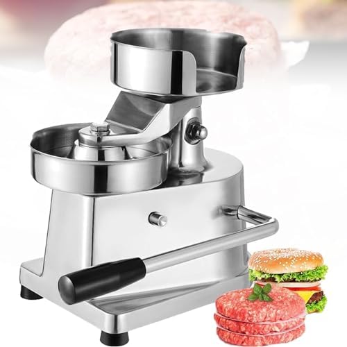 Commercial Hamburger Patty Maker, 10/13CM Stainless Steel Burger Press Meat by Unknown
