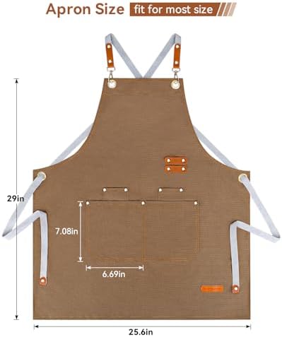 Teskyer Canvas Kitchen Apron - Image 7