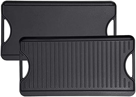 GasSaf Cast Iron Reversible Griddle by GasSaf