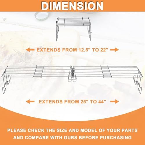 Adjustable Griddle Warming Rack - Image 3