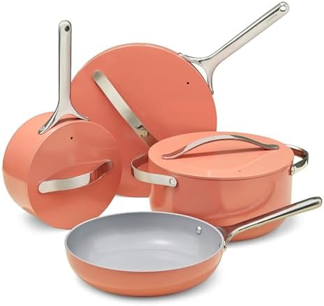 Caraway 12-Piece Non-Stick Ceramic Cookware Set by Unknown