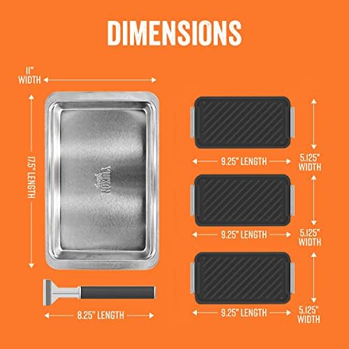 Yukon Glory Cast Iron Sear and Serve Set, 3 Pans and Serving Station - Image 5