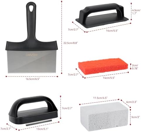 onlyfire 15Pcs Flat Top Griddle Cleaning Kit - Image 5