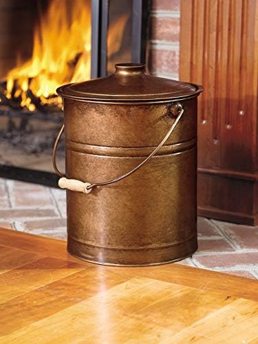 Plow & Hearth 3 Gallon Black Large Ash Bucket - Image 3