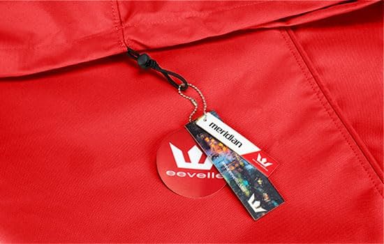 Eevelle Meridian Patio BBQ Grill Cover for Outdoor Grill - Marine Grade Fabric - Durable - Waterproof Covers - All-Weather Protection Barbeque Gas Grill Cover – (48" H x 70" W x 24" D, Red)