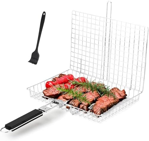 SHIKORI Folding Detachable Handle Grill Basket by SHIKORI