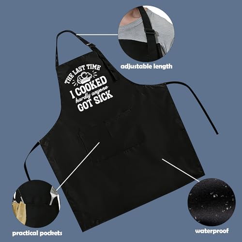 Funny Apron for Men Women, Humorous Kitchen Apron- Grilling Cooking BBQ - Image 3