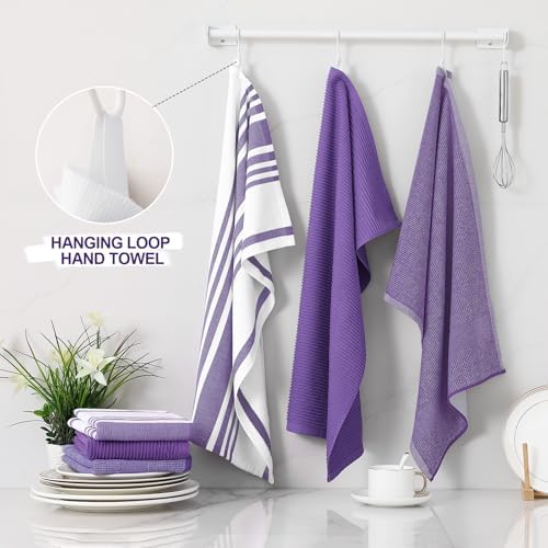 Homaxy Cotton 380 GSM Premium Kitchen Towels, 3 Pack - Image 3