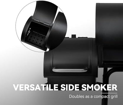 Royal Gourmet CC1830S BBQ Charcoal Grill and Offset Smoker, Outdoor Camping - Image 5