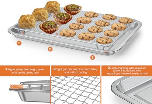 Onlyfire Stainless Steel Baking Sheet - Image 2