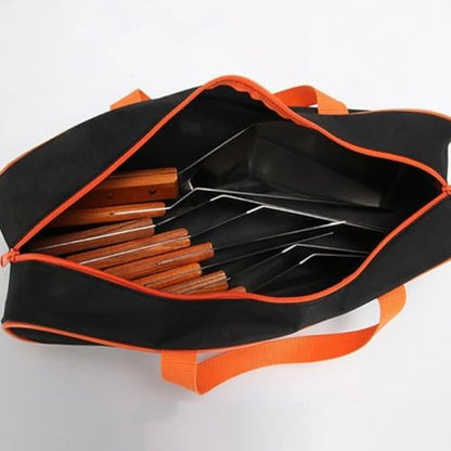 Portable Barbecue Accessories Bag, Large Capacity Oxford Cloth Tool Pouch - Image 7