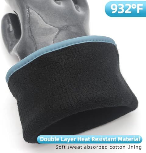 DEYAN Silicone BBQ Grill Gloves, Heat Resistant Oven Mitts - Image 3