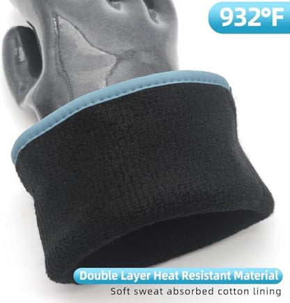 DEYAN Silicone BBQ Grill Gloves, Heat Resistant Oven Mitts - Image 3