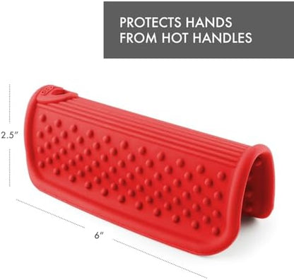 Dexas Silicone Pot Handle Holder, Heat Resistant Non Slip Grip - Image 2